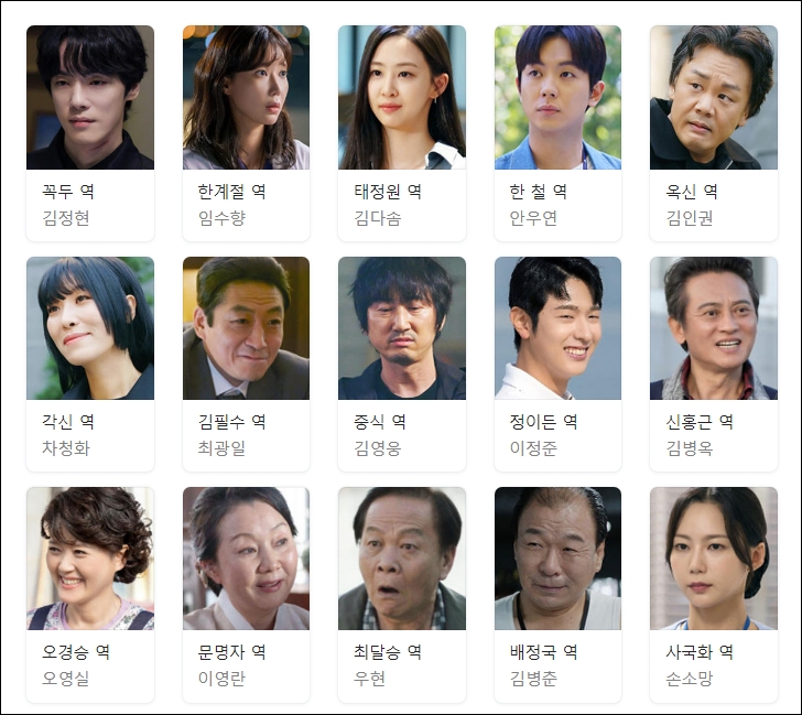 출연진