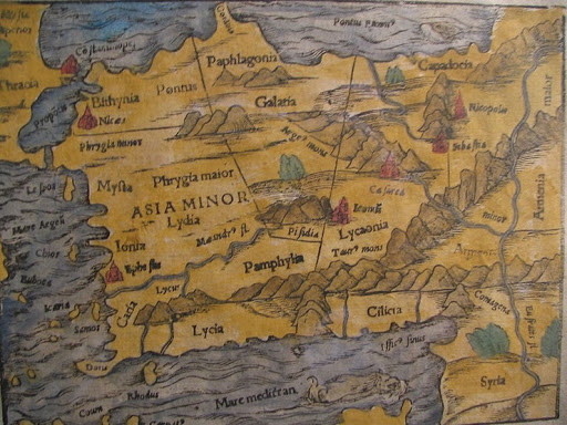 k고린도 지역 지도