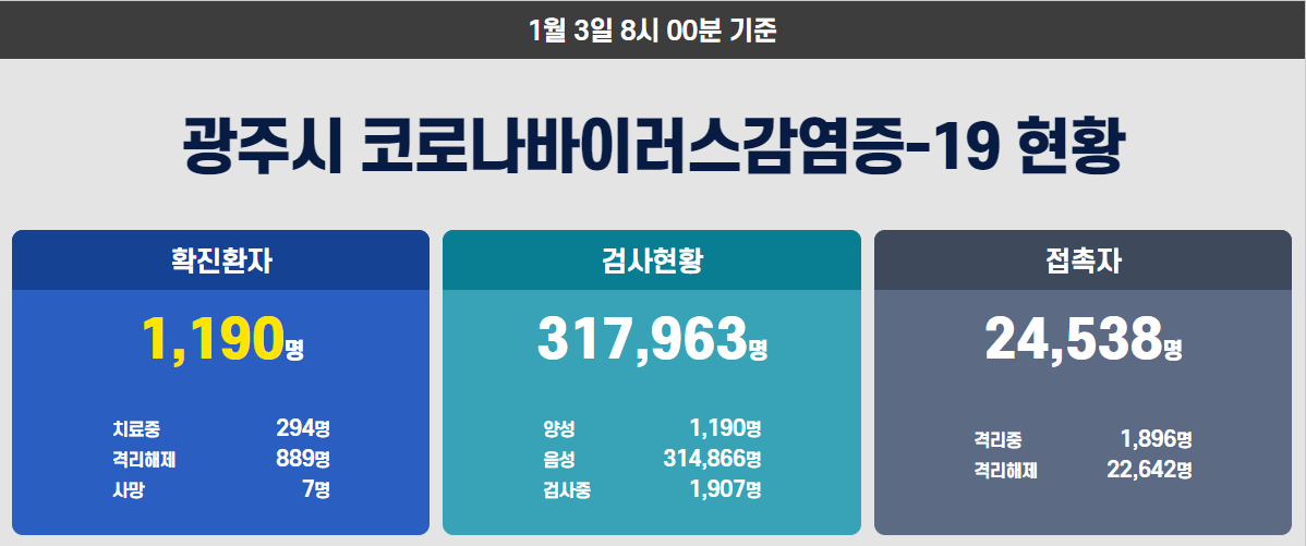  광주시 1138-1190번 효정요양병원 코로나19 집단 확진