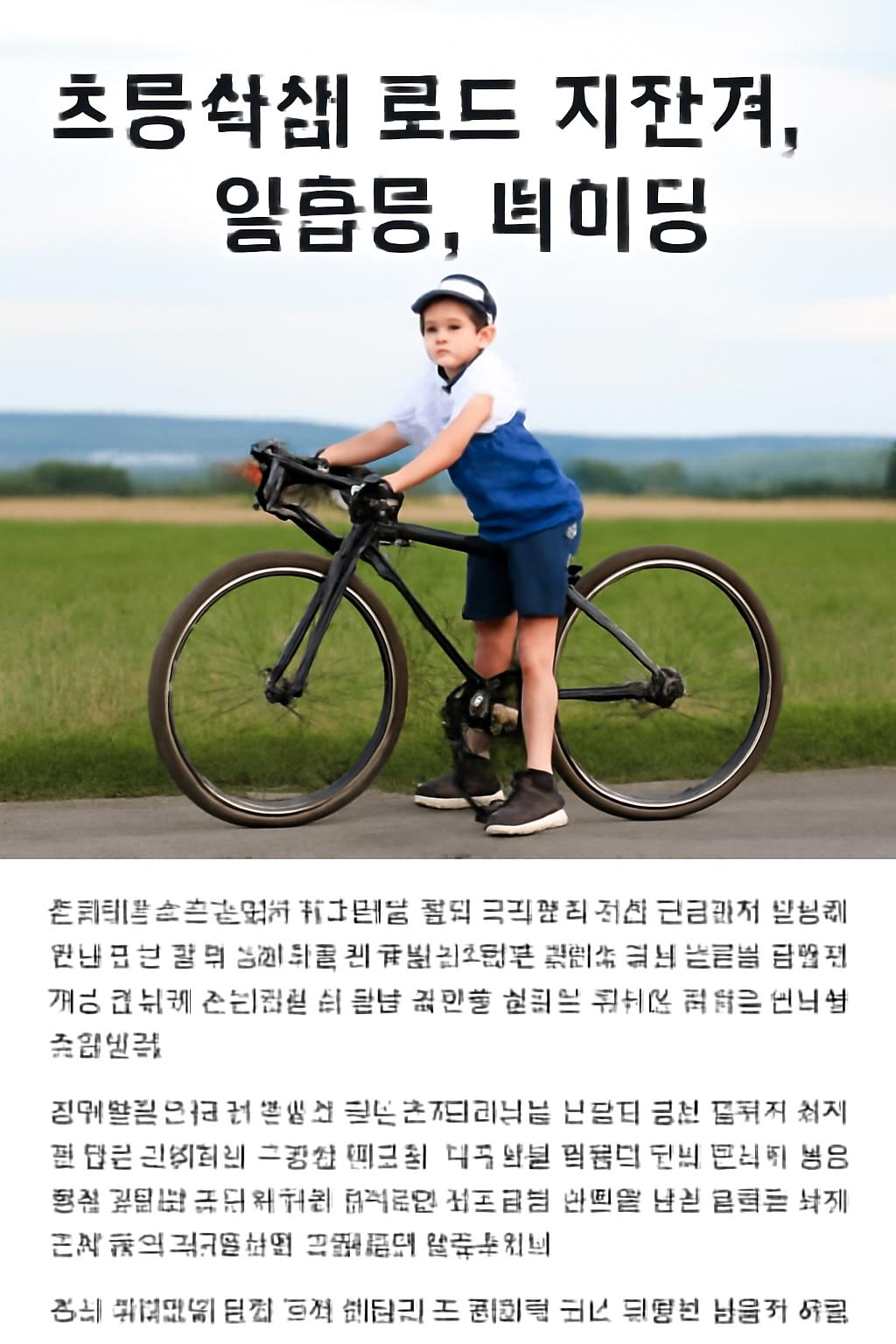 초등학생 로드 자전거 입문용