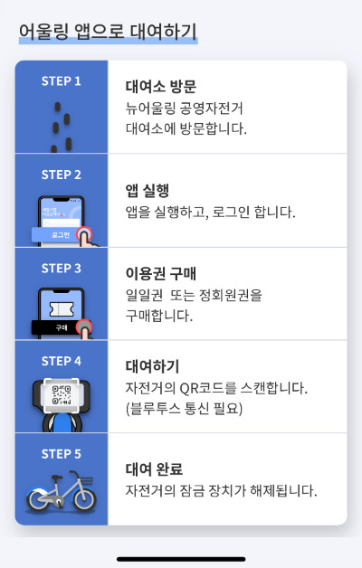 어울링 대여방법