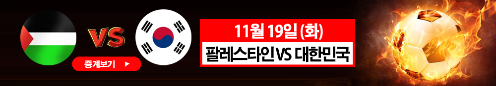 팔레스타인 VS 대한민국 축구