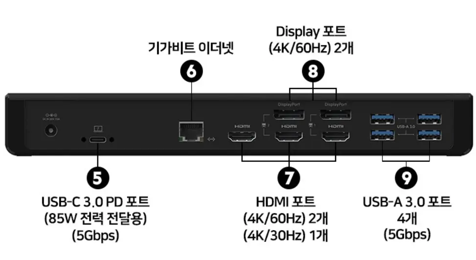 트리플디스플레이독-후면모습
