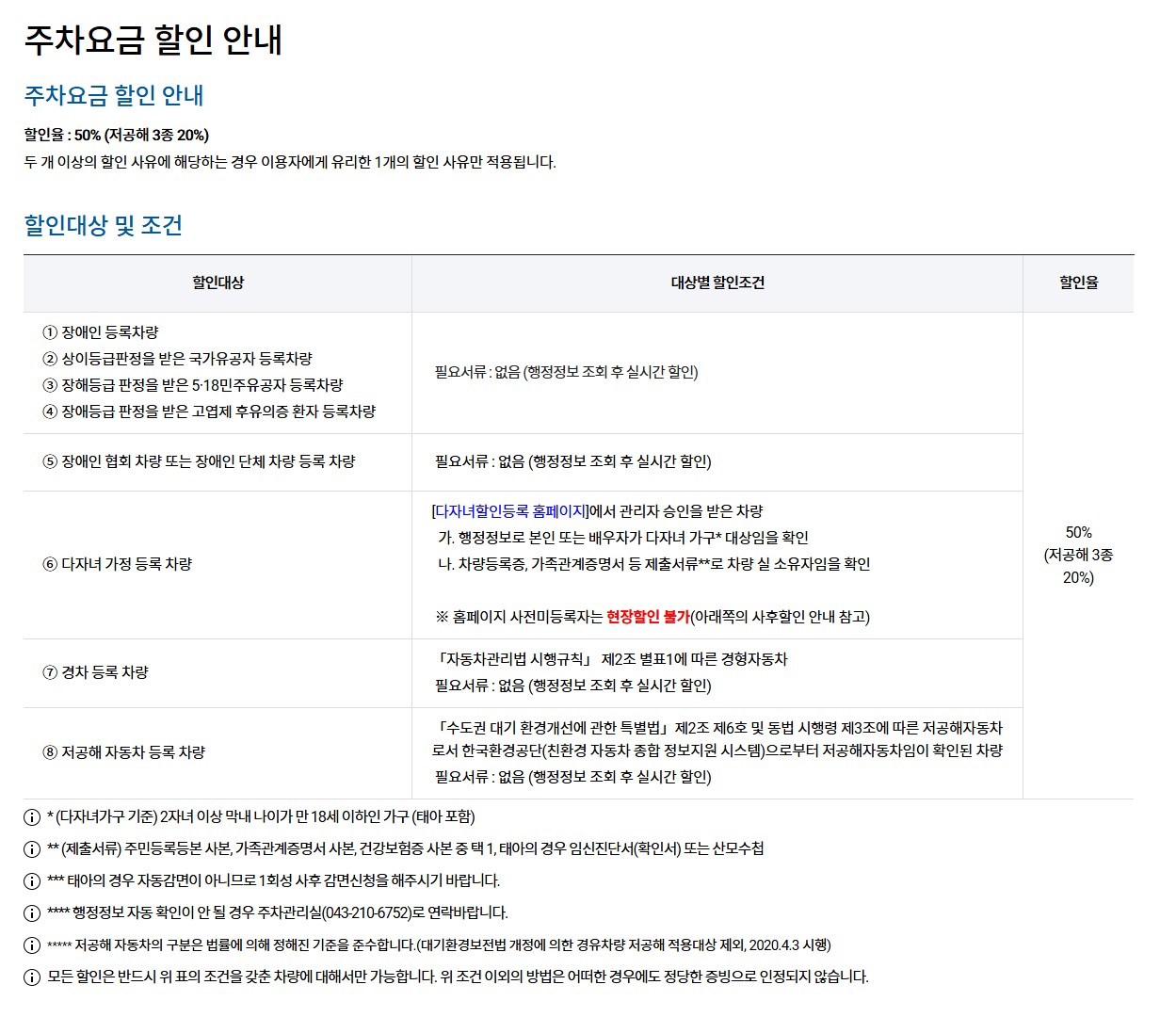 청주공항 주차장사전예약