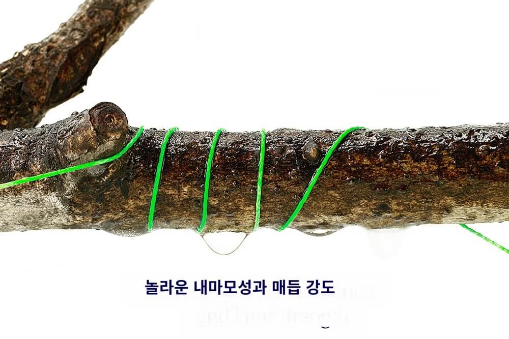 JOSBY 편조 낚싯줄 놀라운 매듭강도