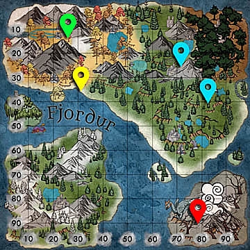  ARK Survival Evolved 공략, 모든 Fjordur 고유 생물 위치