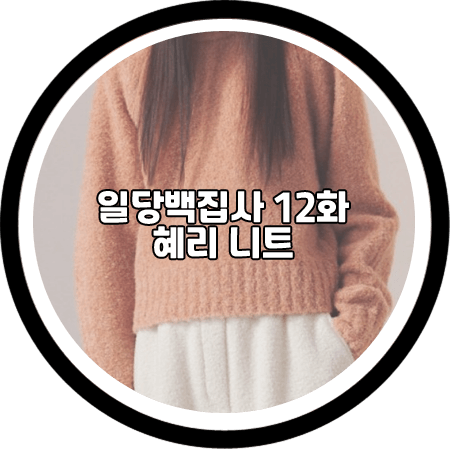  <일당백집사 12회> 혜리 니트 - 인사일런스 컬러 블렌디드 니트 스웨터 / 백동주 패션