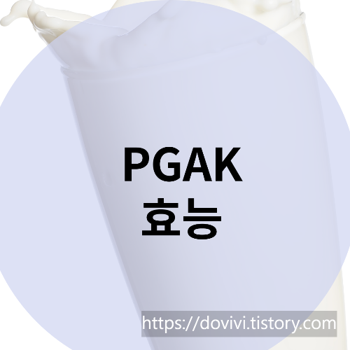  폴리감마글루탐산 PGAK 효능 및 부작용 기준규격