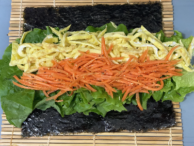 당근라페김밥-키토김밥