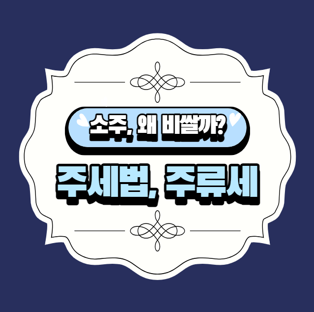  소주가 맥주보다 가격이 더 오른 이유는 주세법 때문? 주류세 파헤치기!