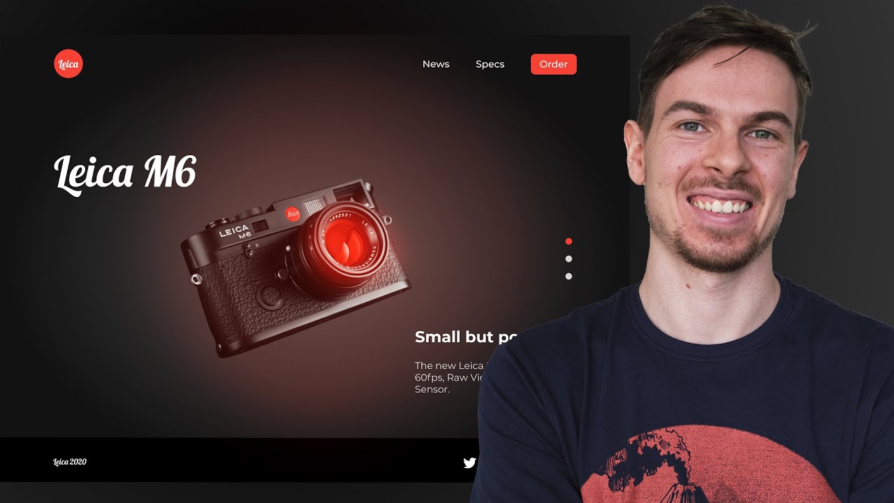  Build One Color UI Responsive Website Tutorial (HTML5 & CSS3)