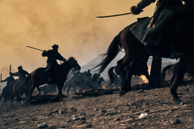알트태그-청나라 기마병의 전투 모습