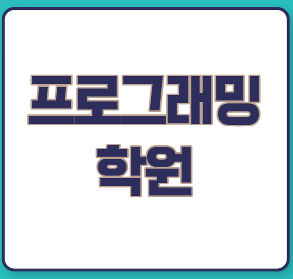  프로그래밍 학원