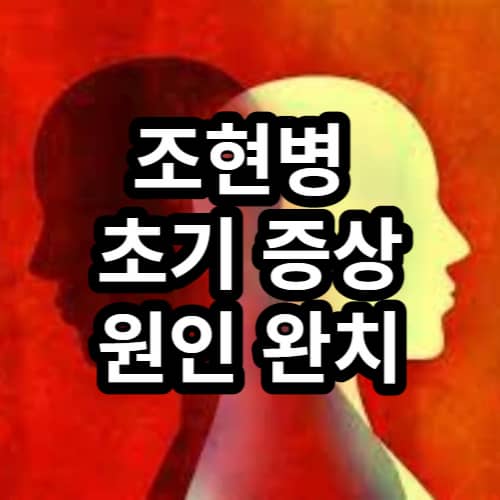 조현병 썸네일 이미지