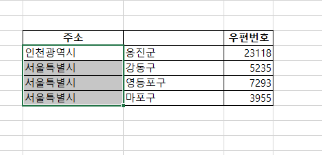 엑셀-텍스트-나누기-7