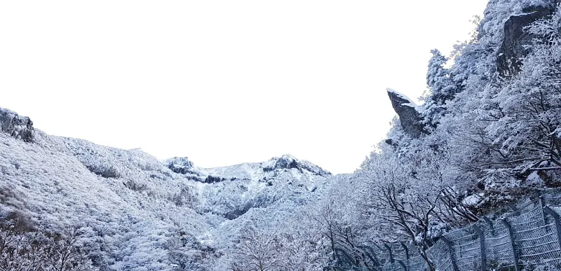 제주 한라산 설경 겨울왕국