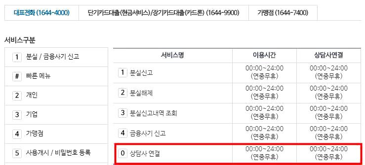 농협카드 결제일 변경