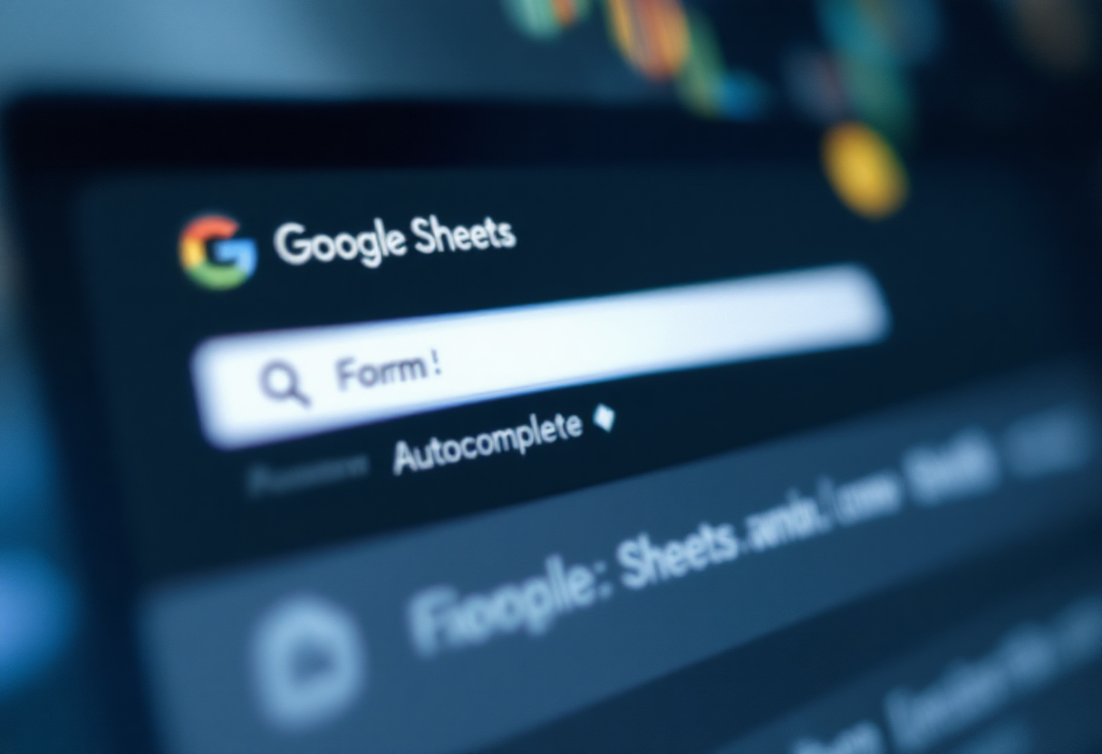 구글시트 입력값 자동완성 기능 활성화 및 커스터마이징 가이드
