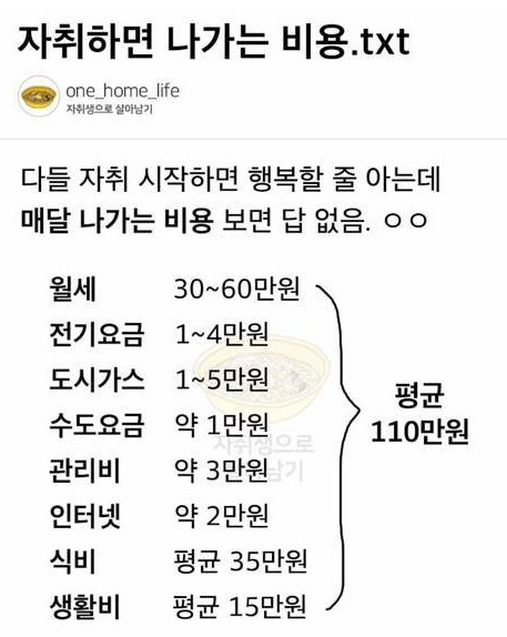  부모님 집에서 사는게 최고인 이유