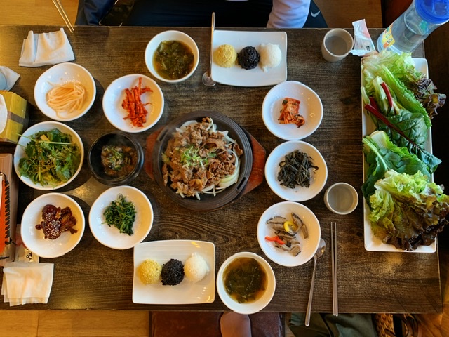  남양주 별내-수요미식회에 나온 유기농석쇠불고기 쌈밥정식 목향원