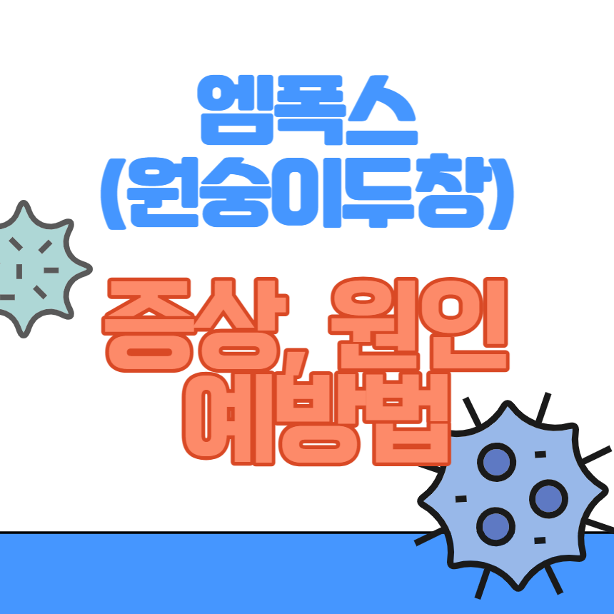  엠폭스 증상 감염경로 예방방법 또 바이러스?