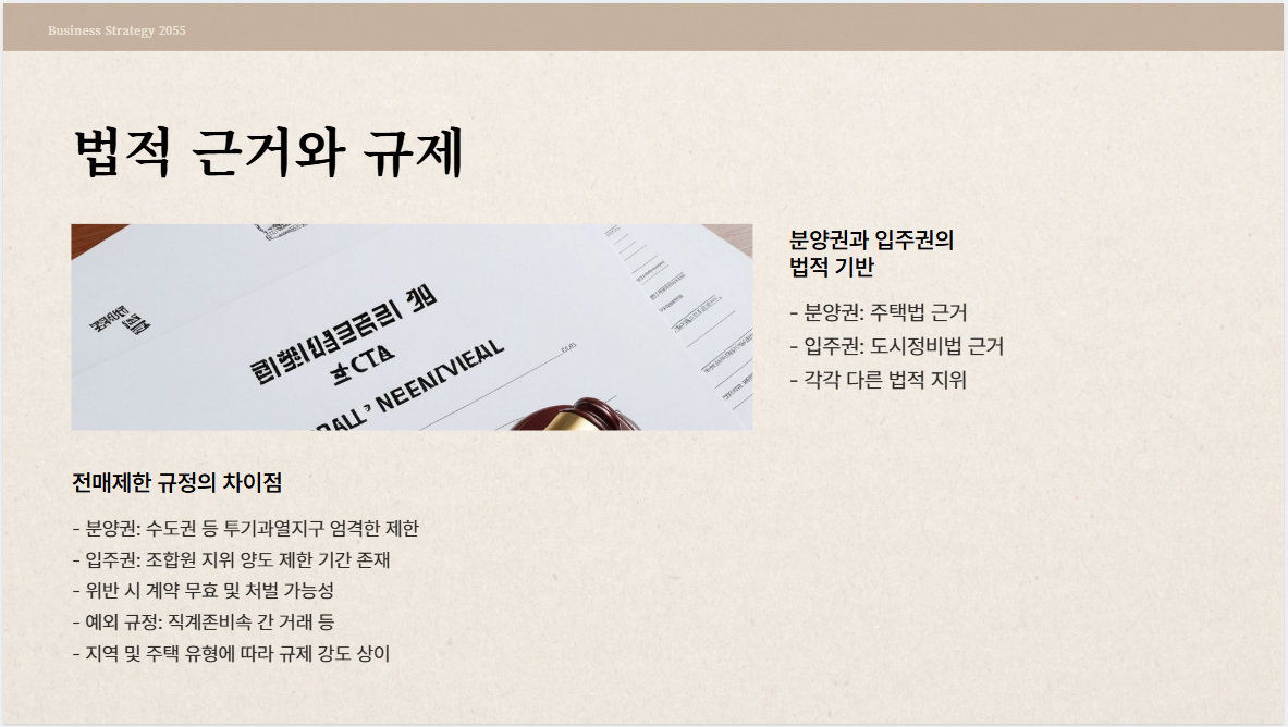 법적 근거와 규제