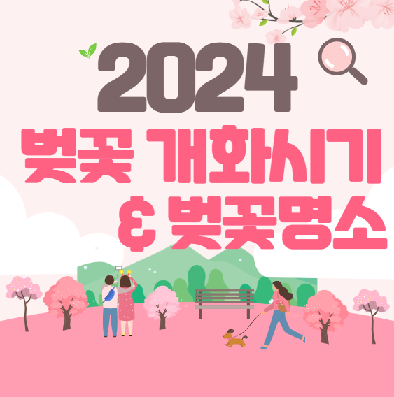 2024 벚꽃 개화시기 & 벚꽃 명소 썸네일 사진