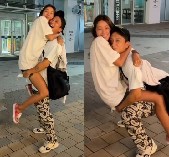  술취한 김빈우, 남편과 뜨거운 스킨쉽! 엉덩이 잡고 스쿼트 [사진]