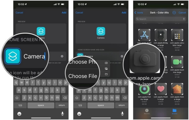 IOS17 아이콘 앱 바로가기 맞춤 설정 방법