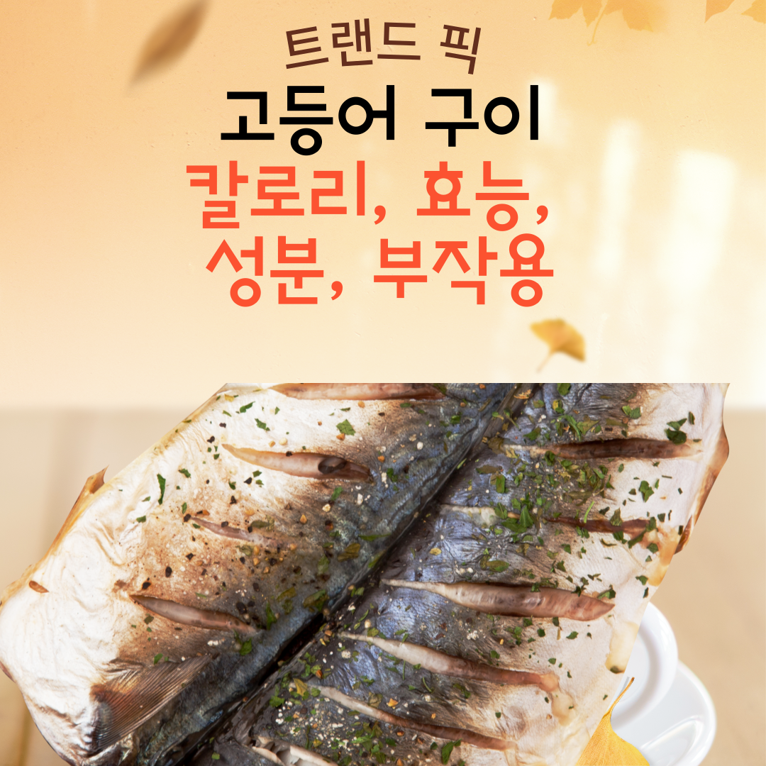 고등어구이 칼로리, 효능, 성분, 부작용 – 고소한 등푸른 생선의 양날의 영양