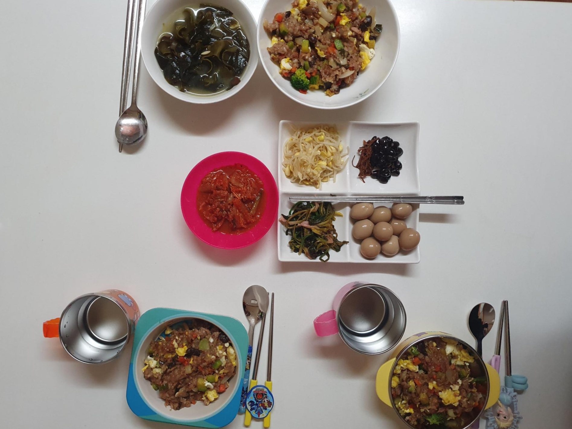  아빠도 할 수 있는아이들을 위한 간단한 아침