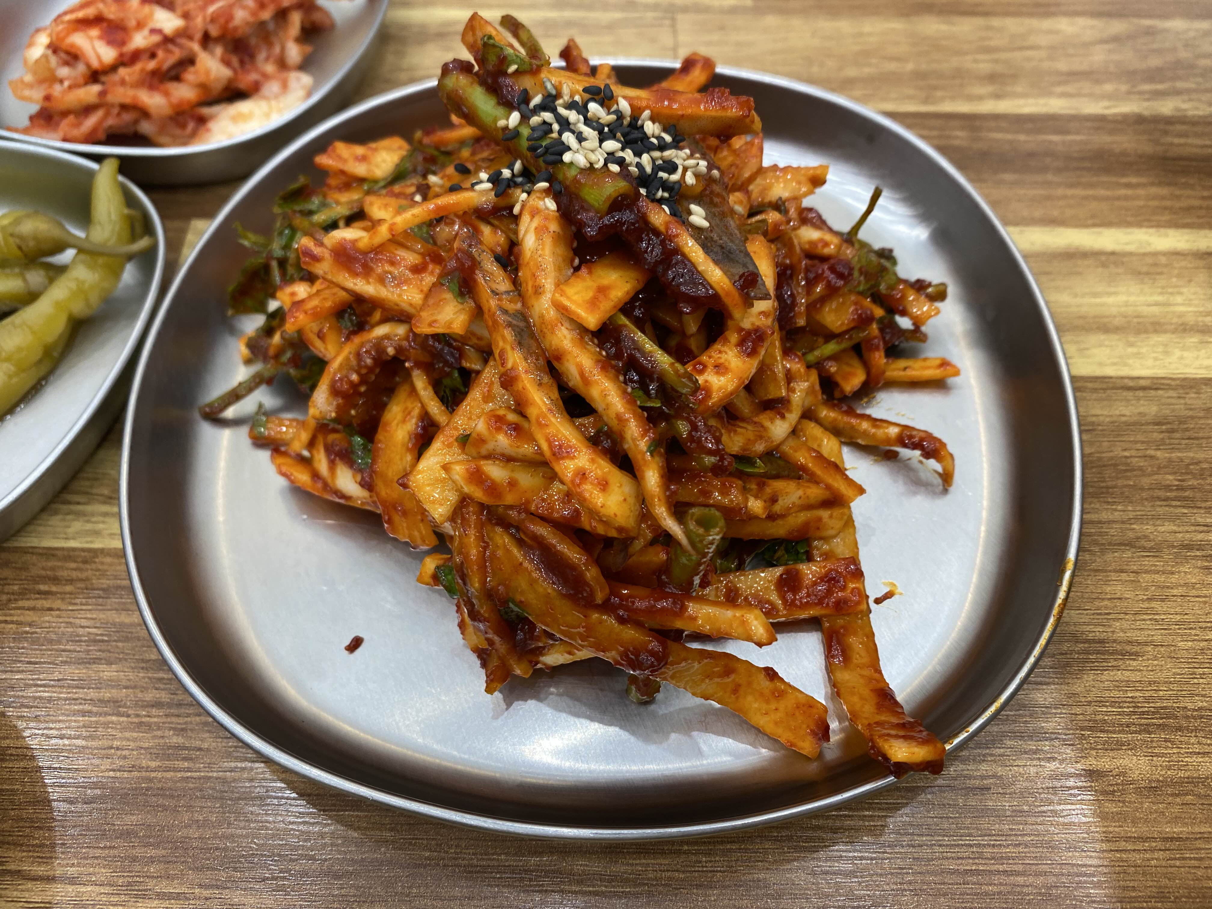 오징어회무침