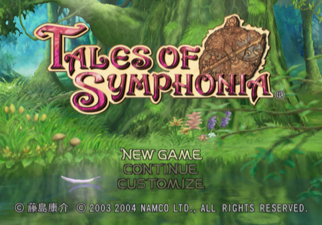  남코 / RPG - 테일즈 오브 심포니아 テイルズ オブ シンフォニア - Tales of Symphonia (PS2 - iso 다운로드)