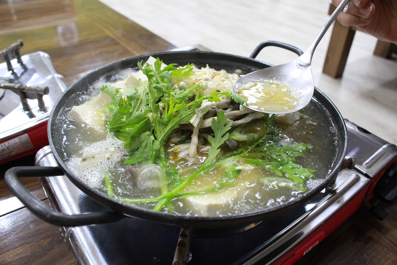 한국의 두부전골 사진