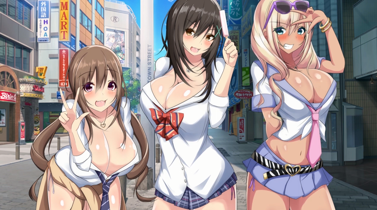  도스케베 갸루~ 모션 코믹판 (ドスケベギャルビッチ三人組とイク! - survive) 다운로드