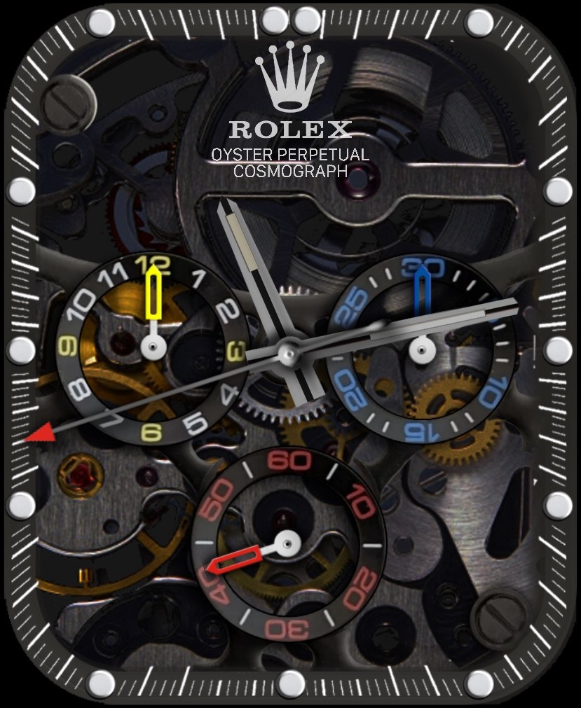 애플워치 롤렉스 페이스 공유 / Clockology Rolex Watch Face
