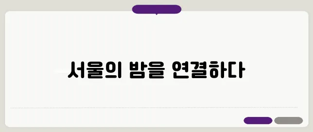 서울 심야 버스 노선도