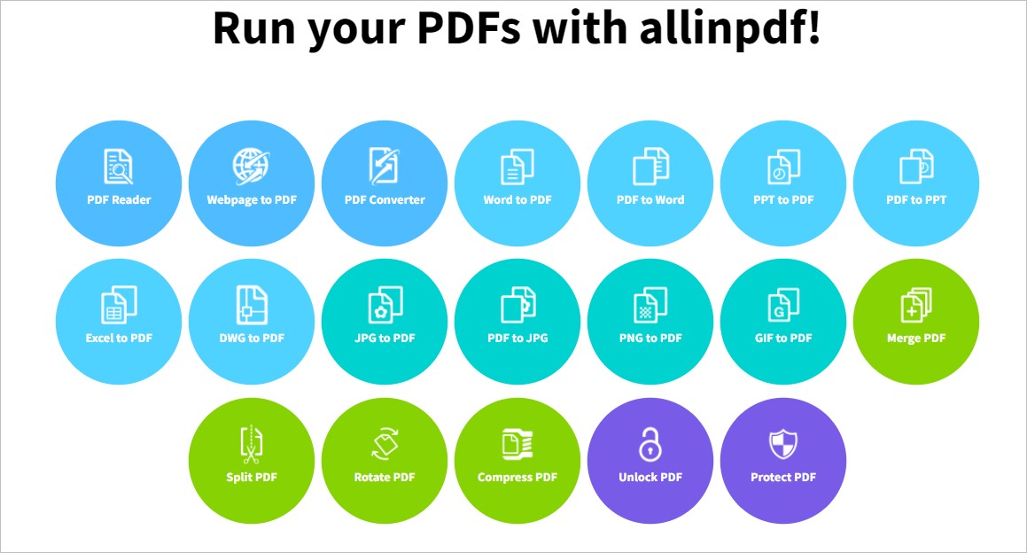 Allinpdf png pdf 무료 파일 변환 사이트