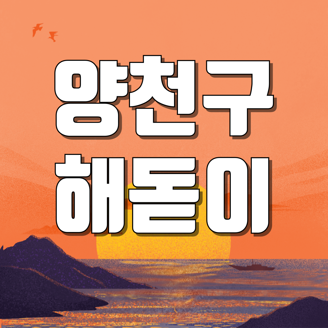 서울 양천구 해돋이 일출 명소