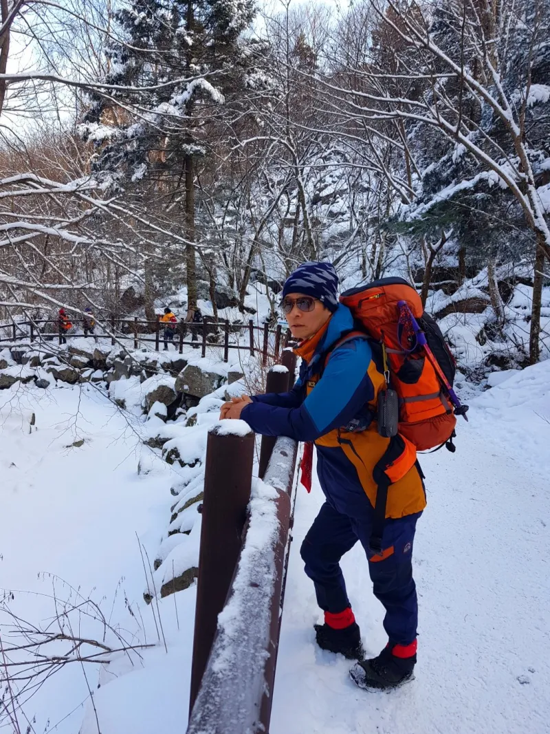 강원도 태백산 설경