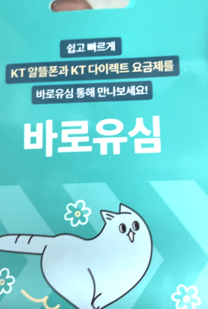  알뜰폰 KT 망으로 월 4400원 번호이동 후기 (feat. 모요)