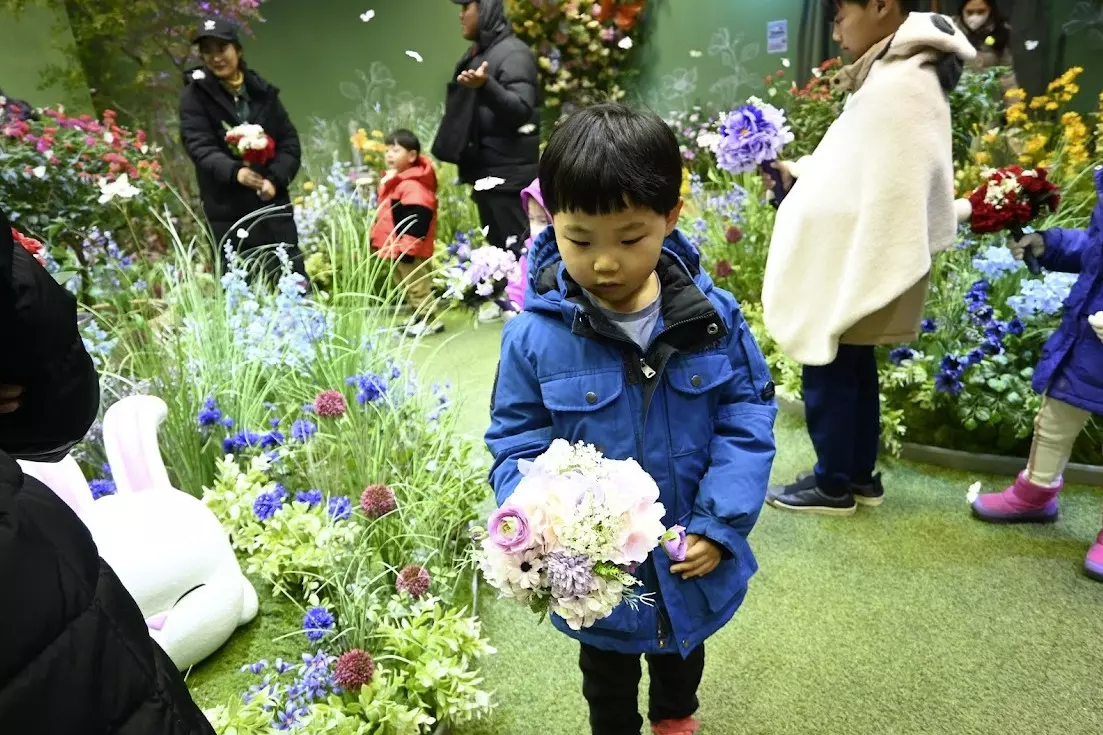 겨울에 나비가 날아 다니는 에버랜드 라이브 나비체험관 사진 12