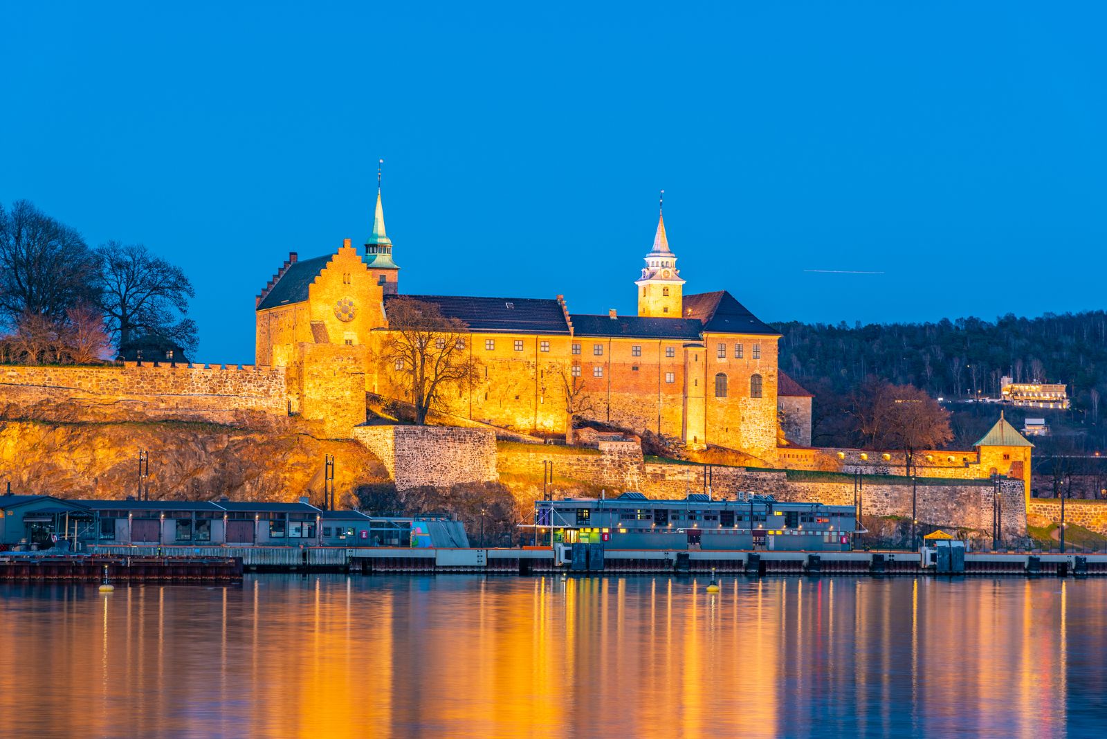 아케르스후스 성&amp;요새(Akershus Fortress) 야경