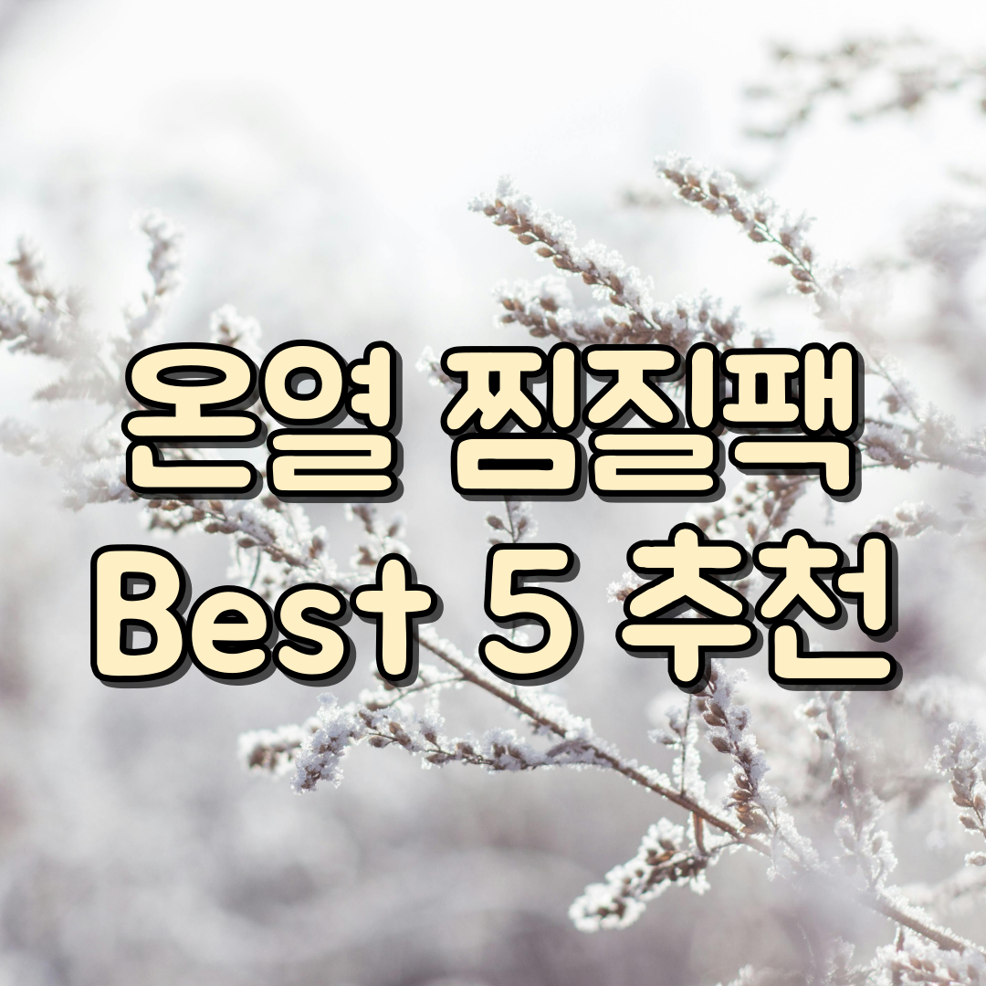 온열 찜질팩 추천 대표이미지
