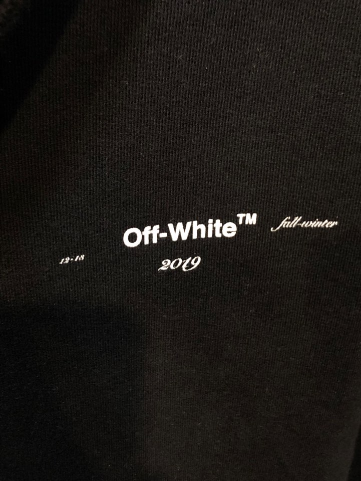 애로우 시그니처 후드 집업, 후드 점퍼 추천 [OFF WHITE] 오프화이트 3D 4