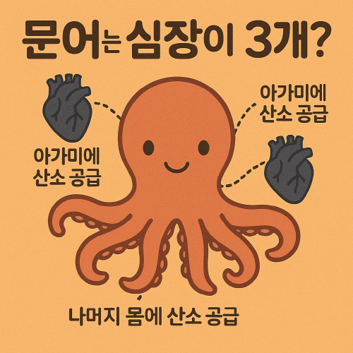 문어의 3개의 심장 설명
