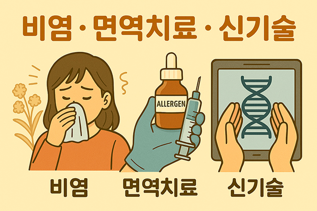 비염 면역치료 신기술 사진