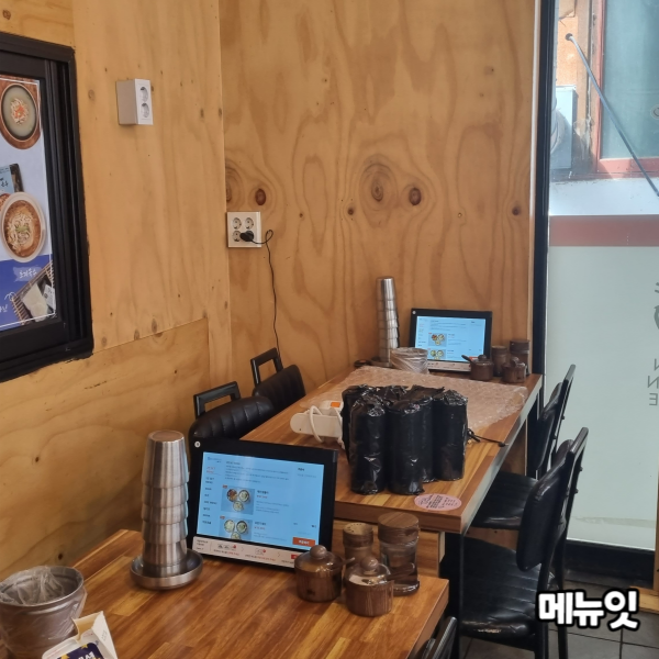  길몽&모씨네 본점 당진시 테이블오더 메뉴잇 설치 사례