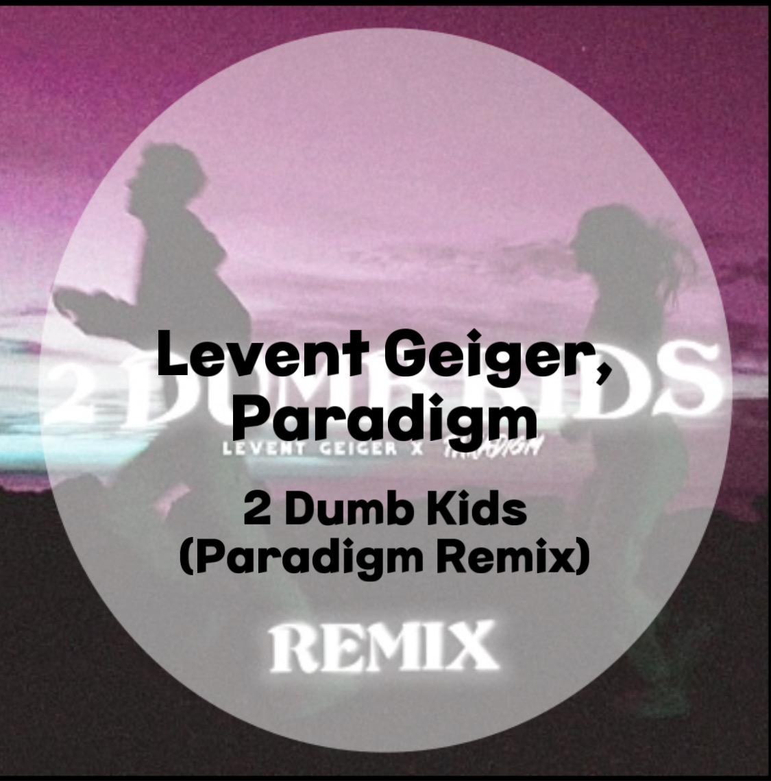  : Levent Geiger, Paradigm : 2 Dumb Kids (Paradigm Remix) (가사/듣기/MV)