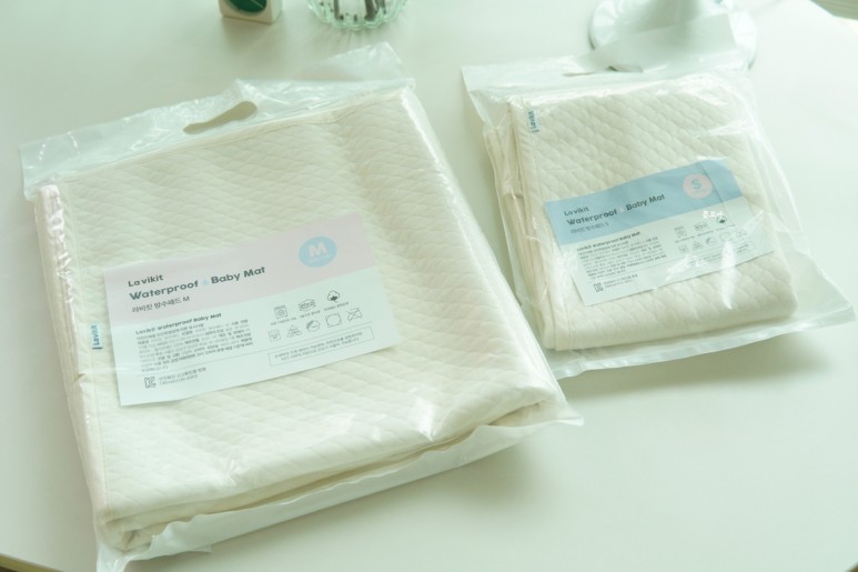 아기 배변 훈련. 방수 패드는 필수입니다. 라비킷 8